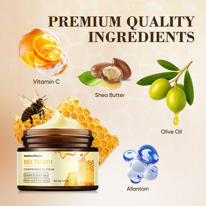 Bee Venom Cream – Moisturizer with Vitamin C, Shea Butter & Olive Oil