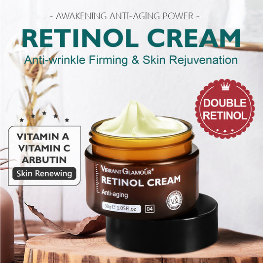 Retinol Cream – Vitamin A, C & Arbutin, Double Potency