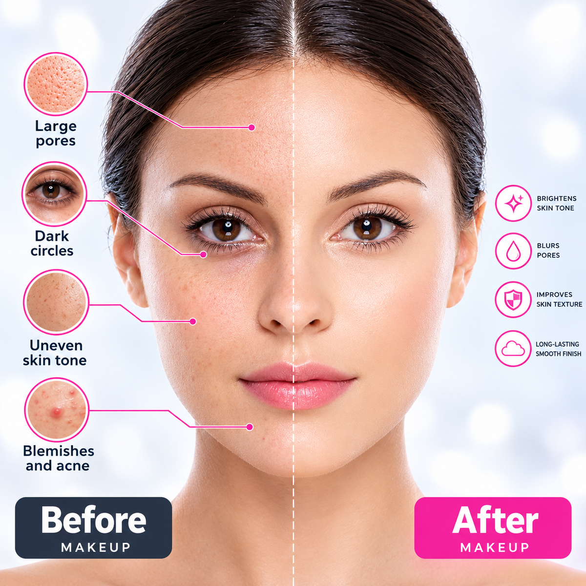 Goddess Beauty Liquid Foundation & Concealer