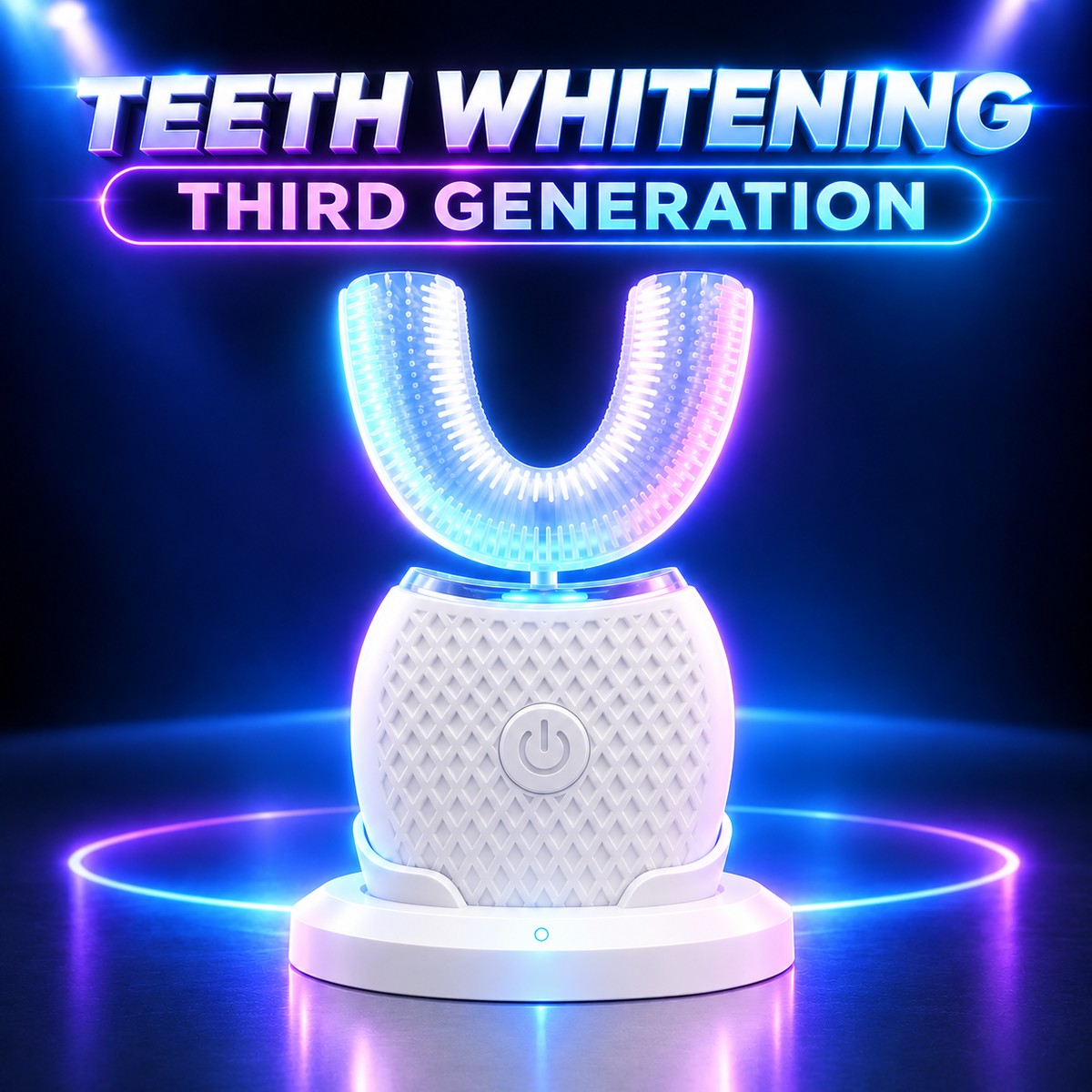 U-Shaped Electric Toothbrush – Automatic 360° Cleaning in 10 Seconds