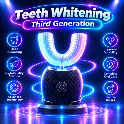 U-Shaped Electric Toothbrush – Automatic 360° Cleaning in 10 Seconds
