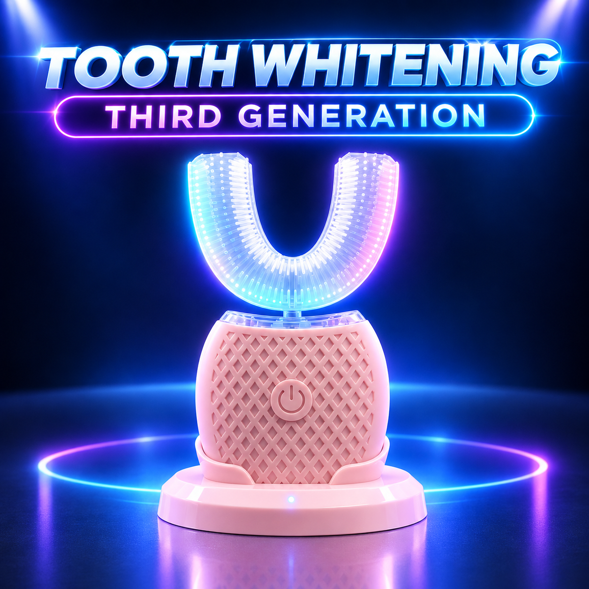 U-Shaped Electric Toothbrush – Automatic 360° Cleaning in 10 Seconds