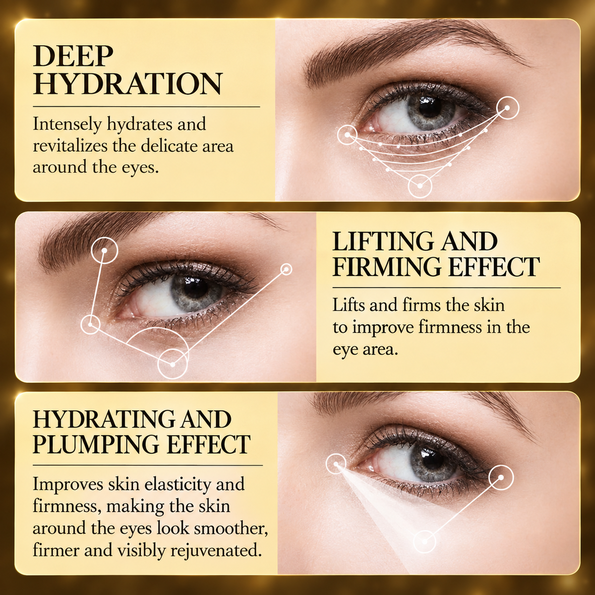 24K Gold Eye Contour Cream