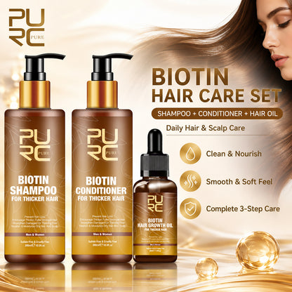 Ginger Biotin Hair Care Set